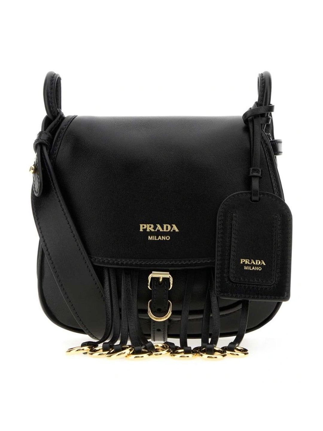 Prada Leather Sling Bag with Fringed-picture-29
