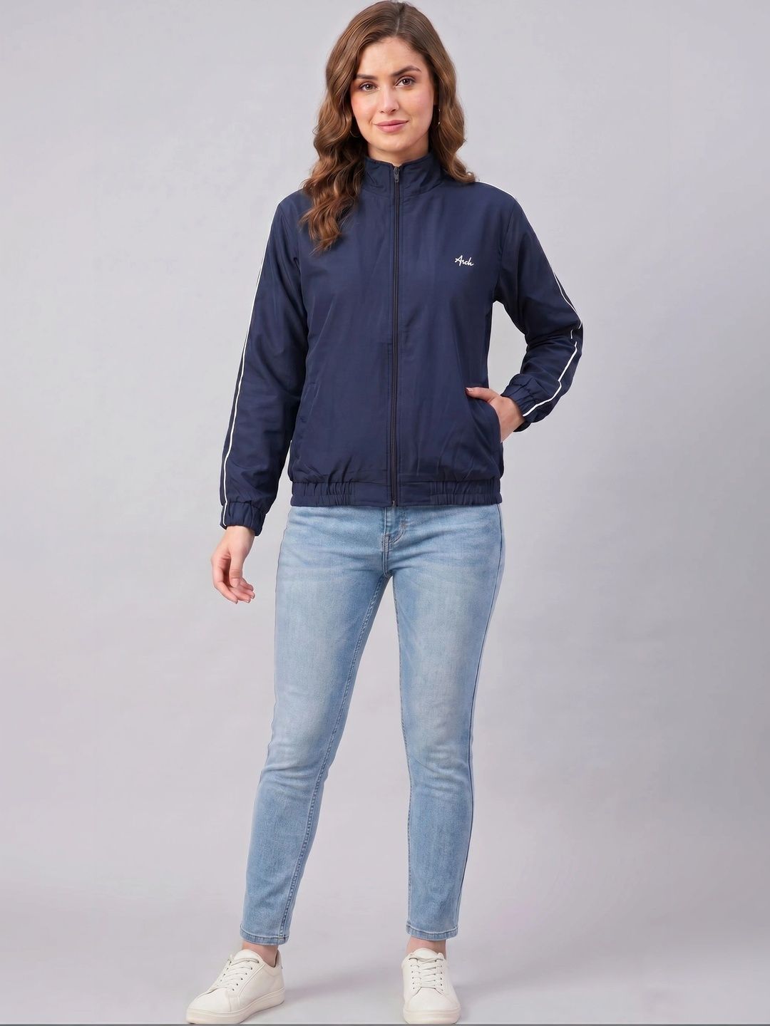 AWIBE Women Brand Logo Lightweight Sporty Jacket-picture-58