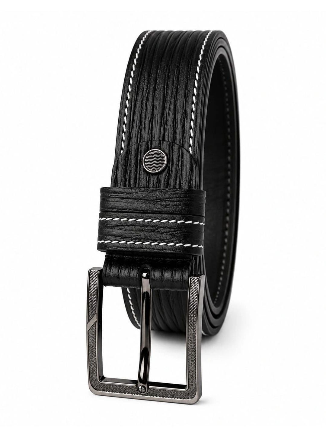 FALVIAN Men Textured Leather Belt-picture-15