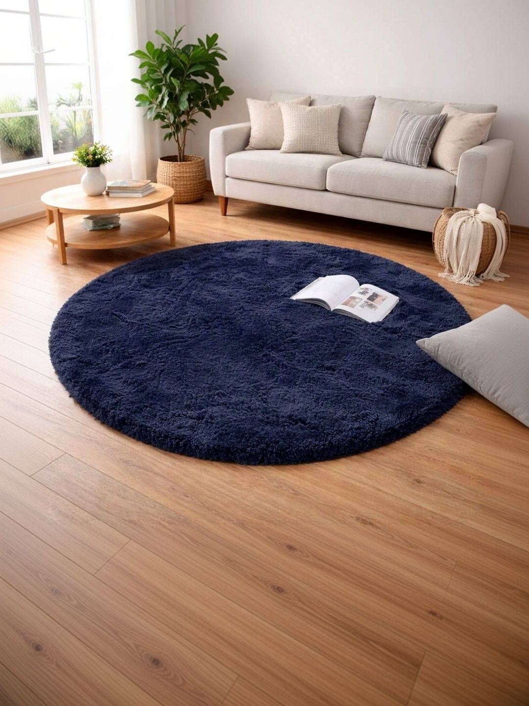 VIKCLIQUE Blue Ultra Soft Absorbent Anti-Skid Doormats-image-49