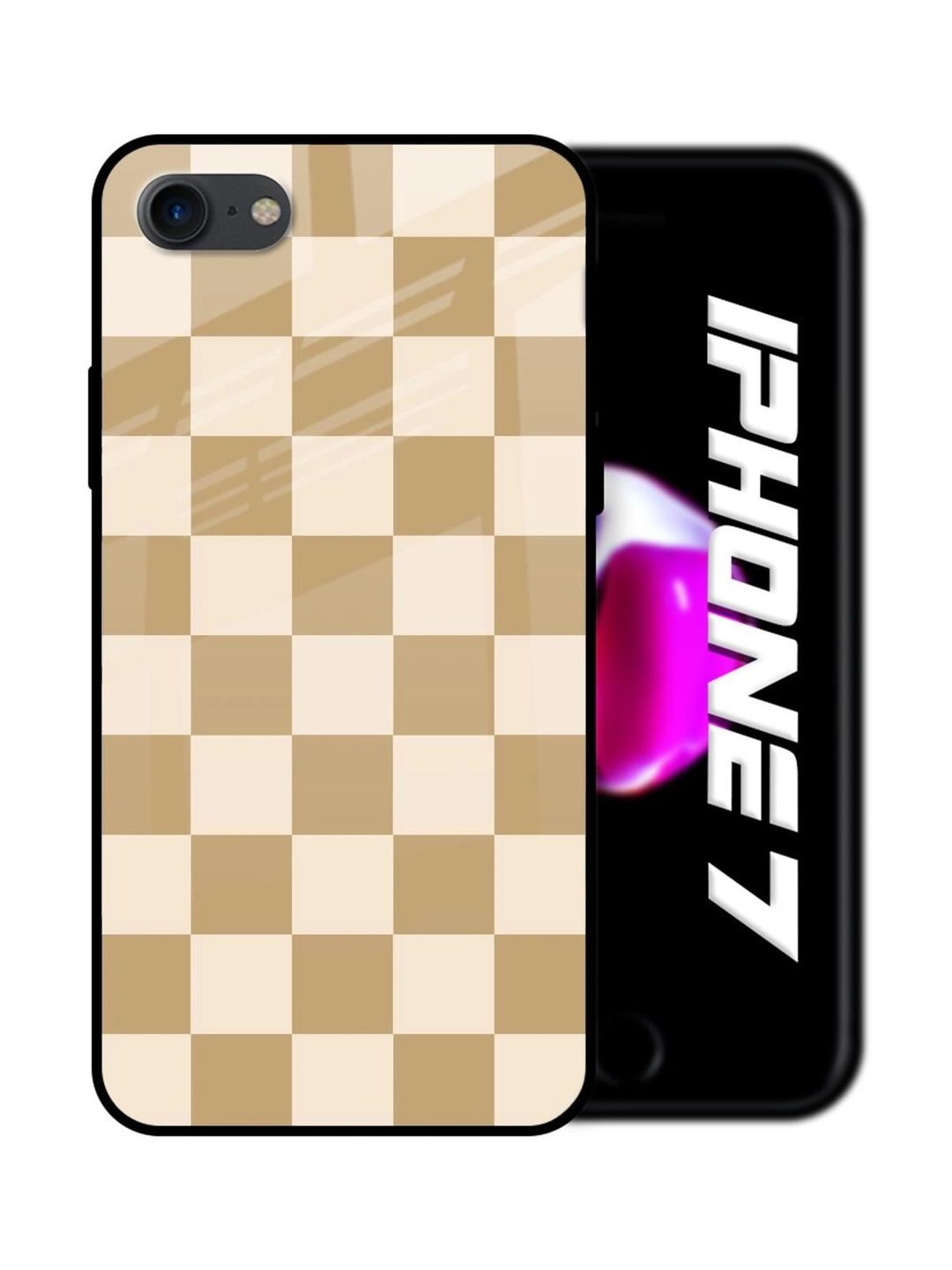 QRIOH Geometric Printed iPhone 7 Back Case Mobile Accessories-picture-49