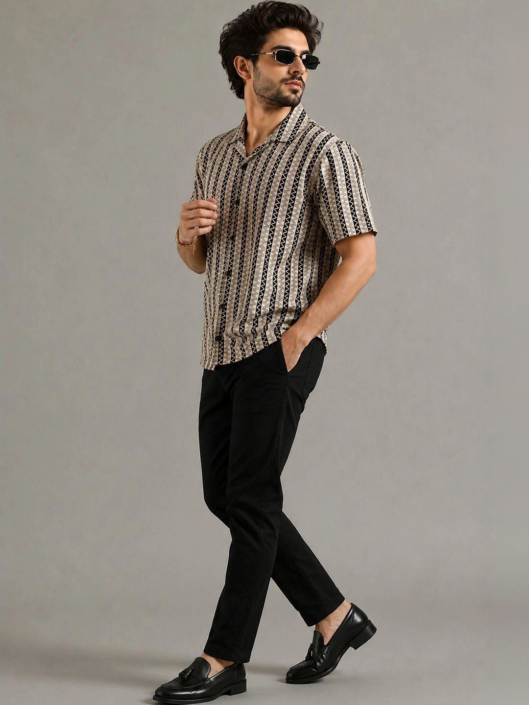 SWADESI STUFF Men Comfort Printed Casual Shirt-picture-40