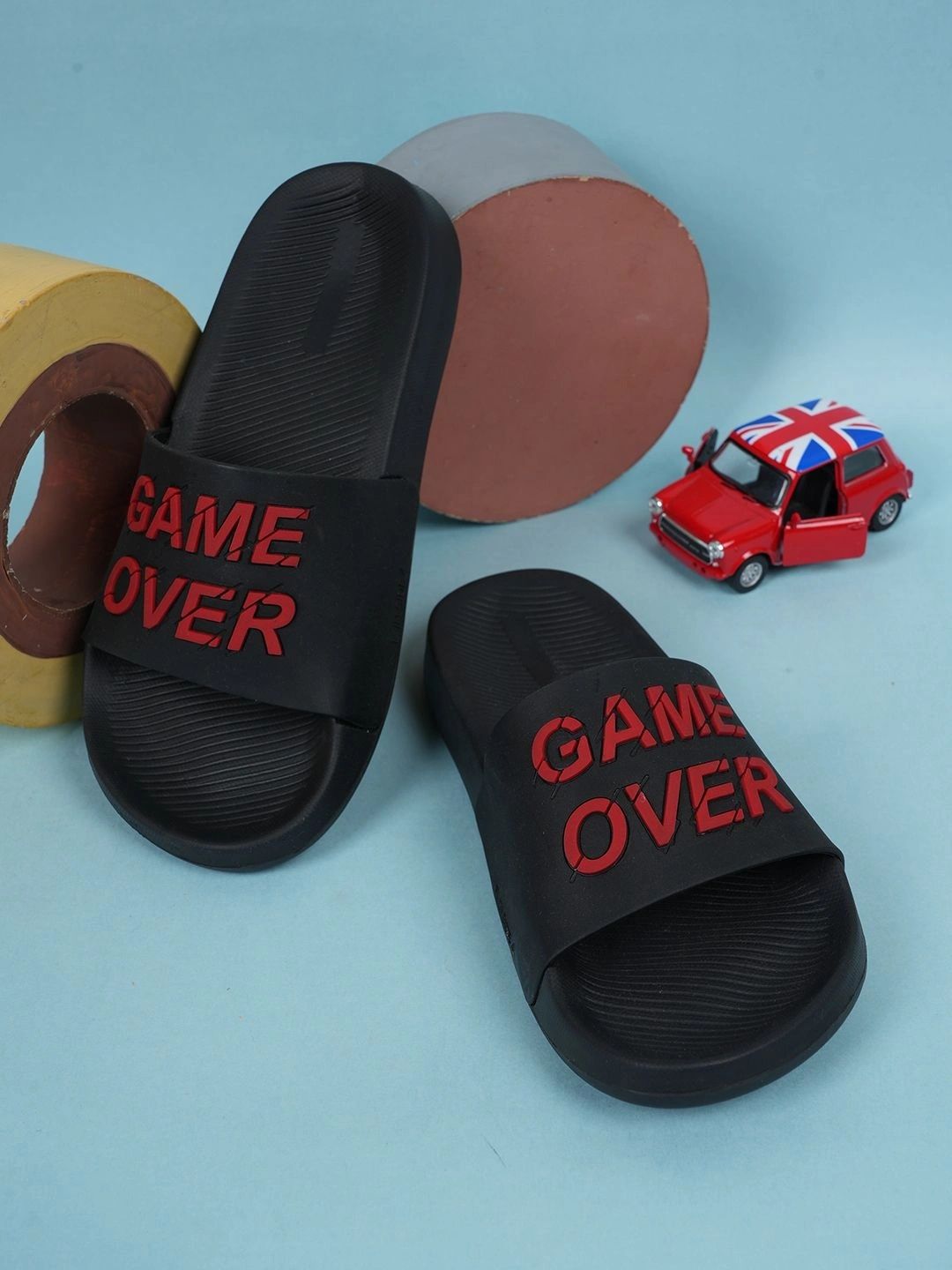 Miss & Chief Unisex Kids Printed Sliders-picture-25