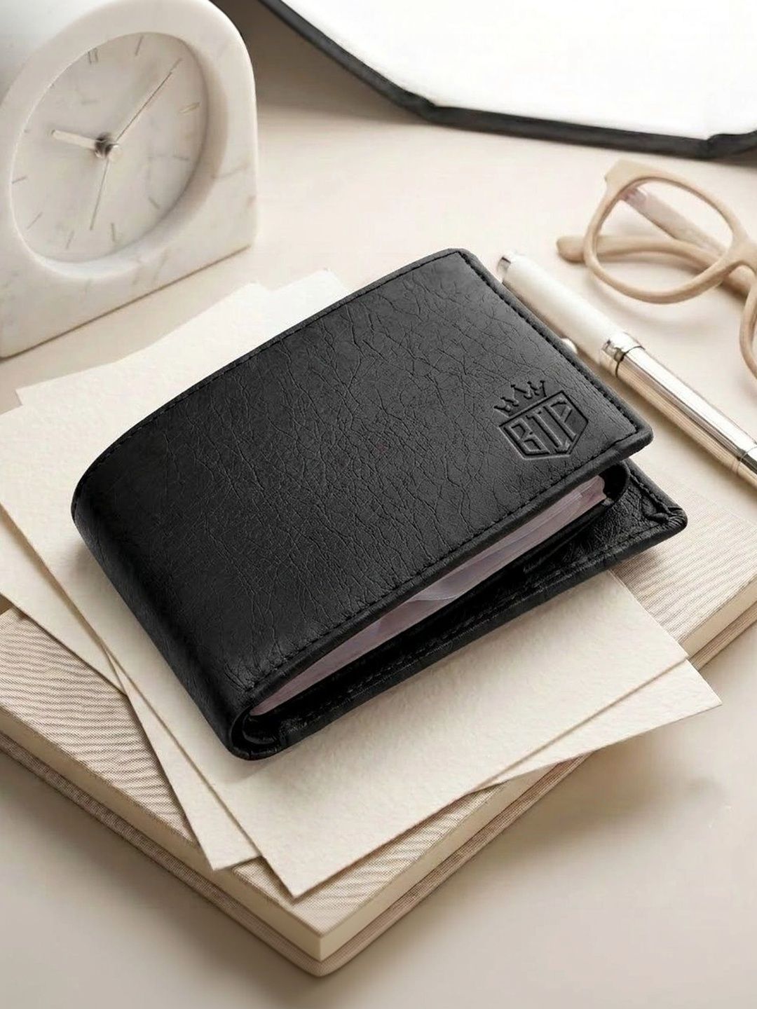 BIF Men Textured PU Two Fold Wallet-picture-19