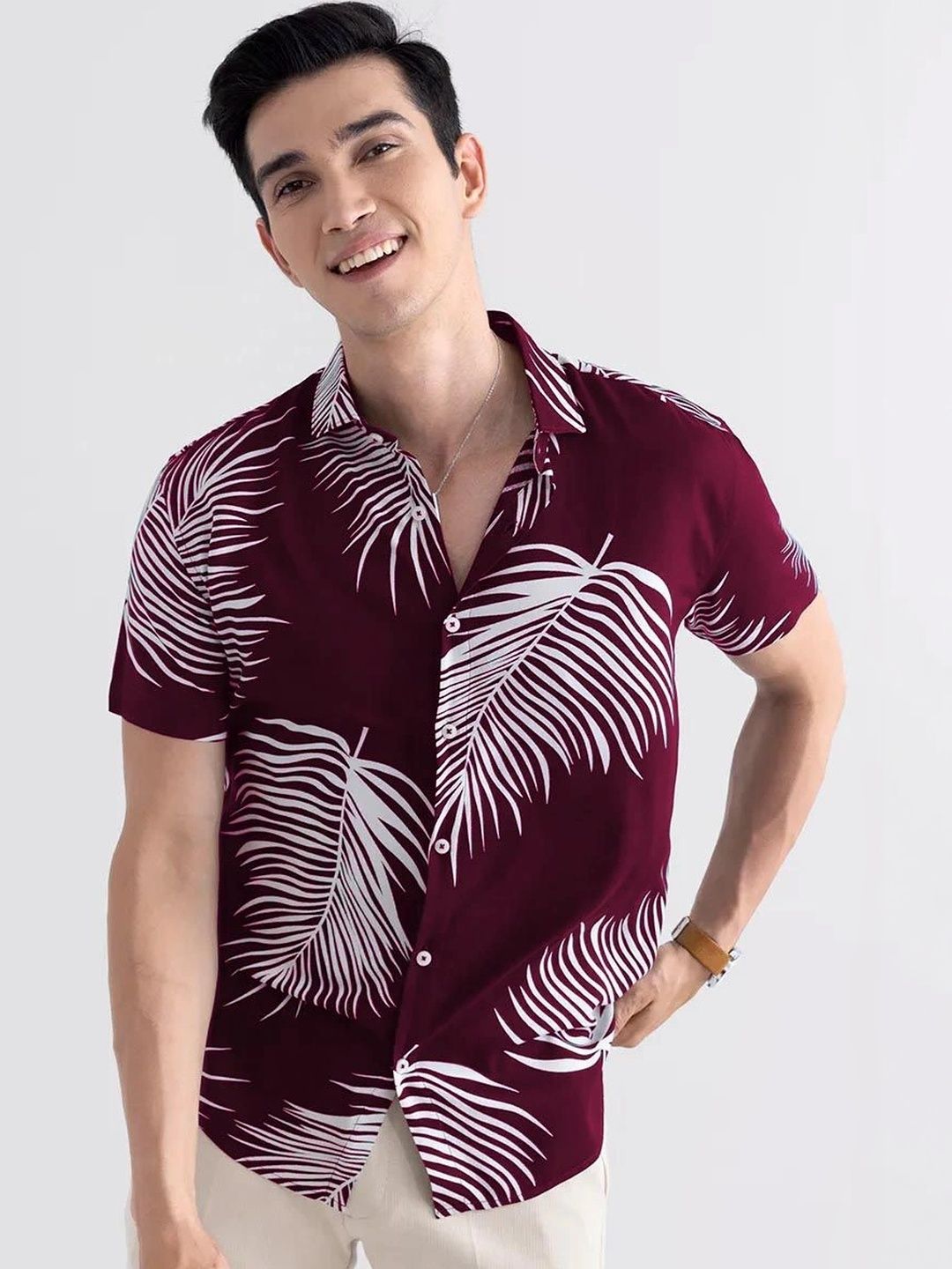 SZN Men Classic Printed Casual Shirt-picture-54