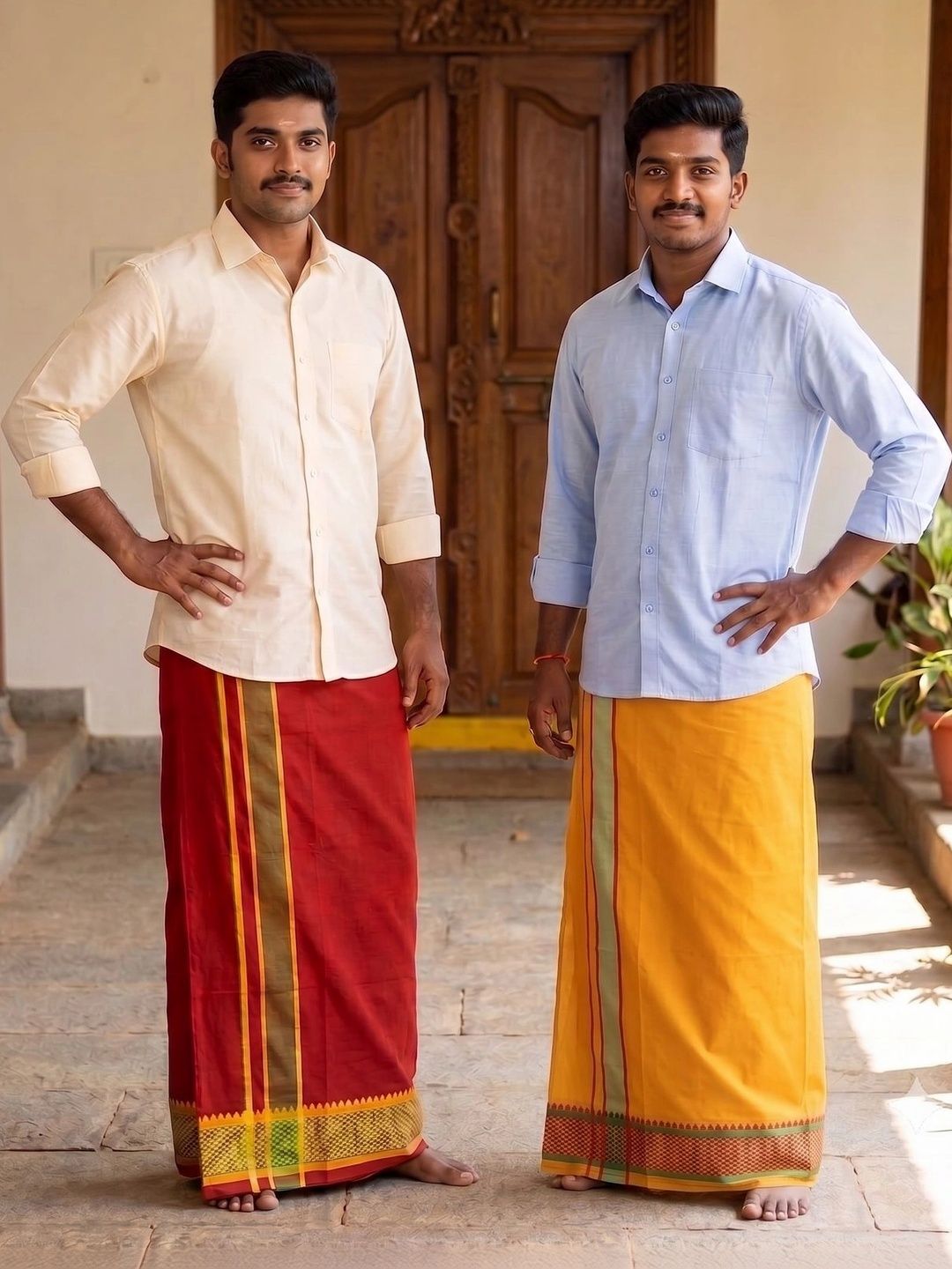 Hornbill Enterprises Men Cotton Dhoti Dhotis-picture-46