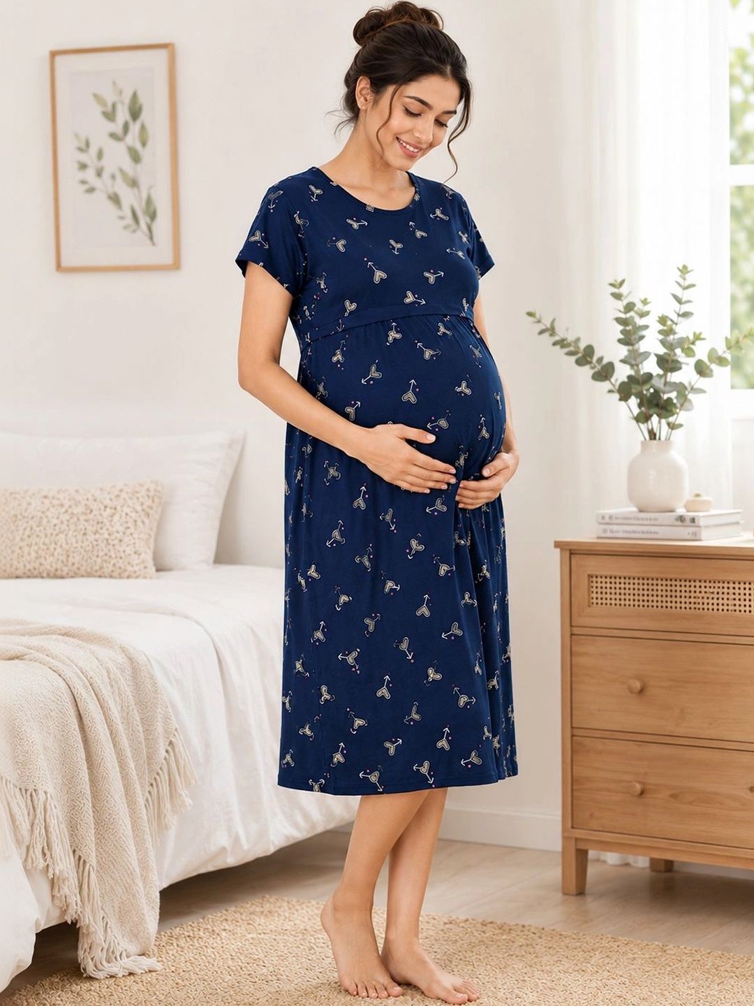 MomToBe Printed Nightdress-picture-10
