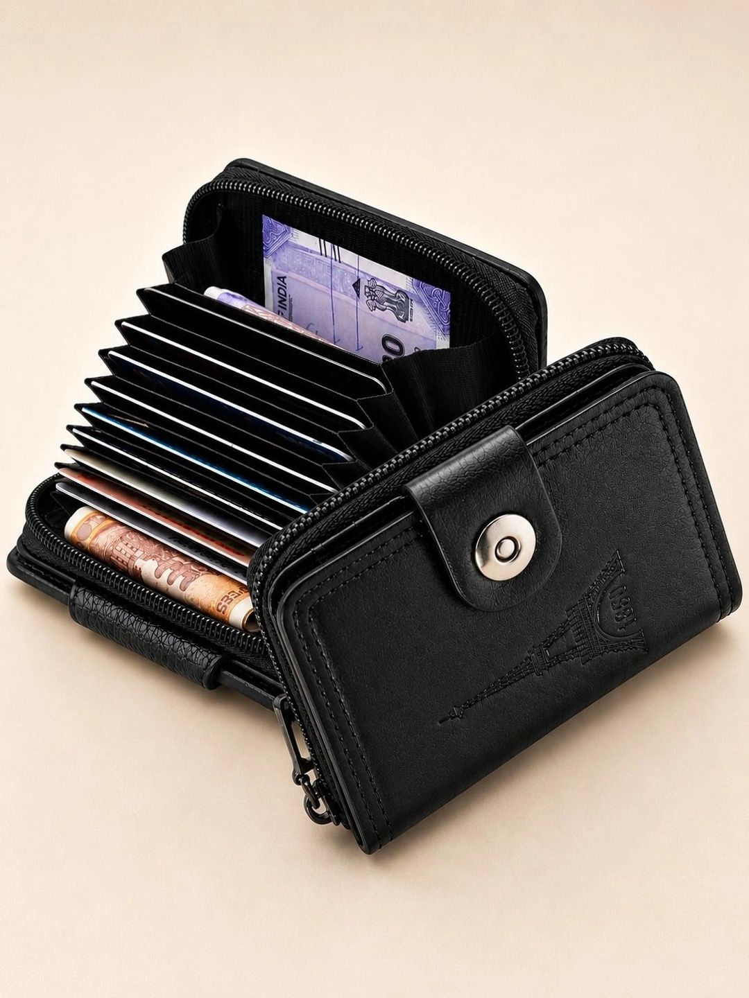 MENSCH Men Embellished PU Zip Around Wallet-picture-15
