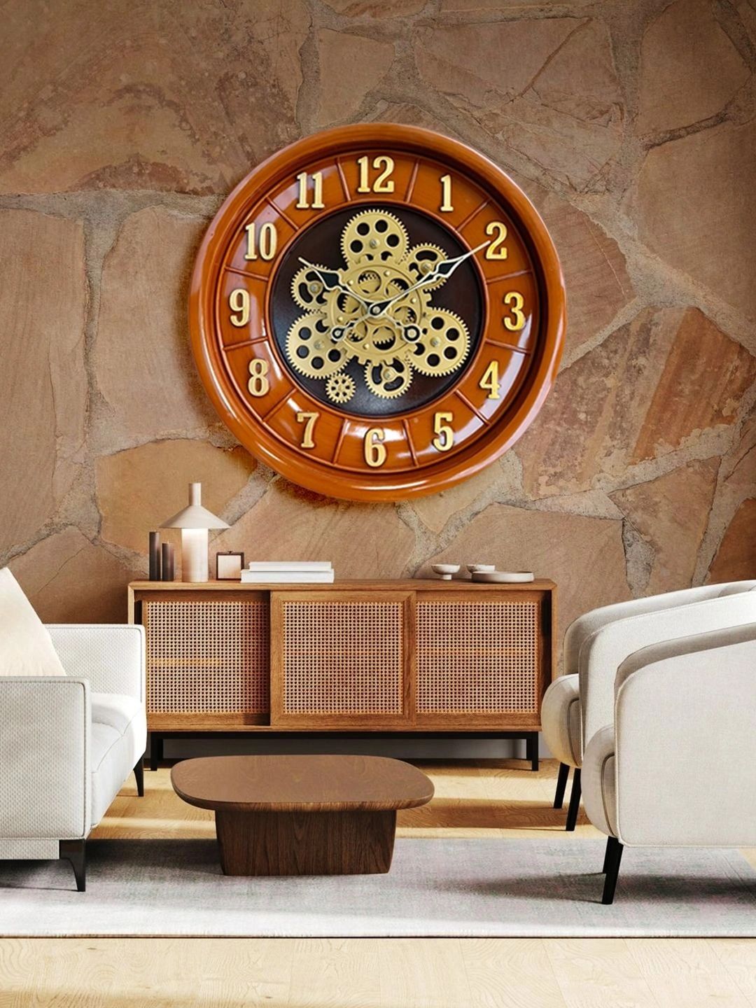 OLIVE TREE Multicoloured Wall Clock-picture-39