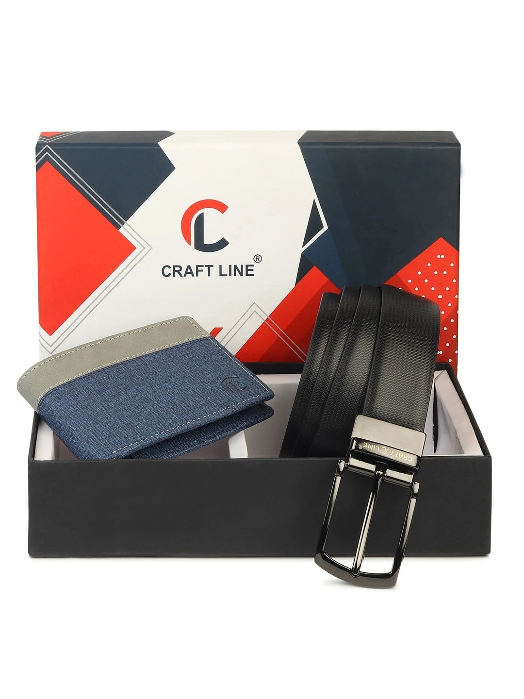 CRAFT LINE Men Textured PU Two Fold Wallet-picture-21