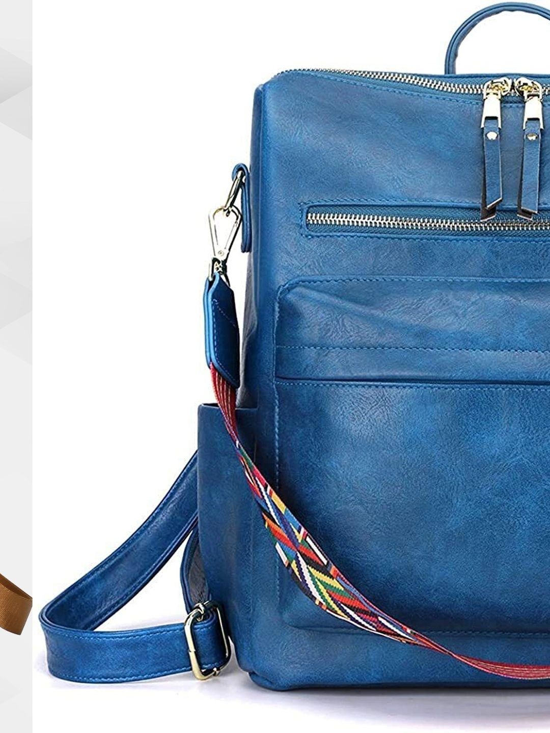 MomsyStore Women Contrast Detail Backpack-picture-42
