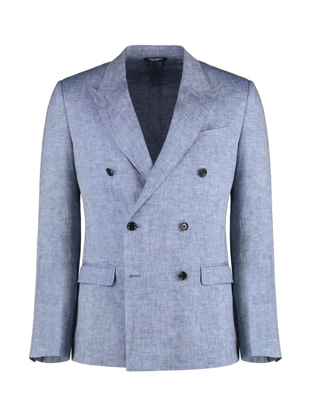 Dolce & Gabbana Blue Double-breasted Jacket-image-6