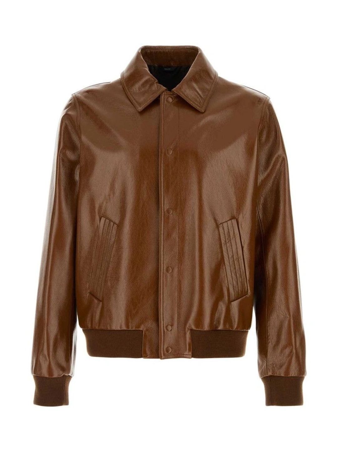 Fendi Men Leather Bomber Jacket-picture-23