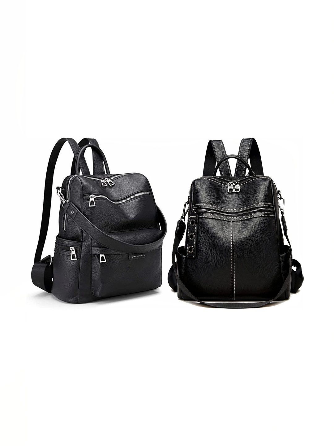 MomsyStore Women Contrast Detail Backpack-picture-48