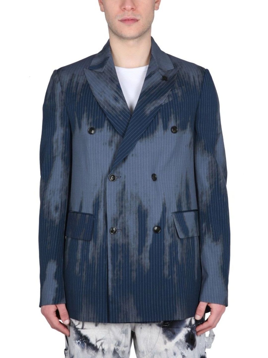 Amiri Blue Peaked Lapel Blazer-picture-12