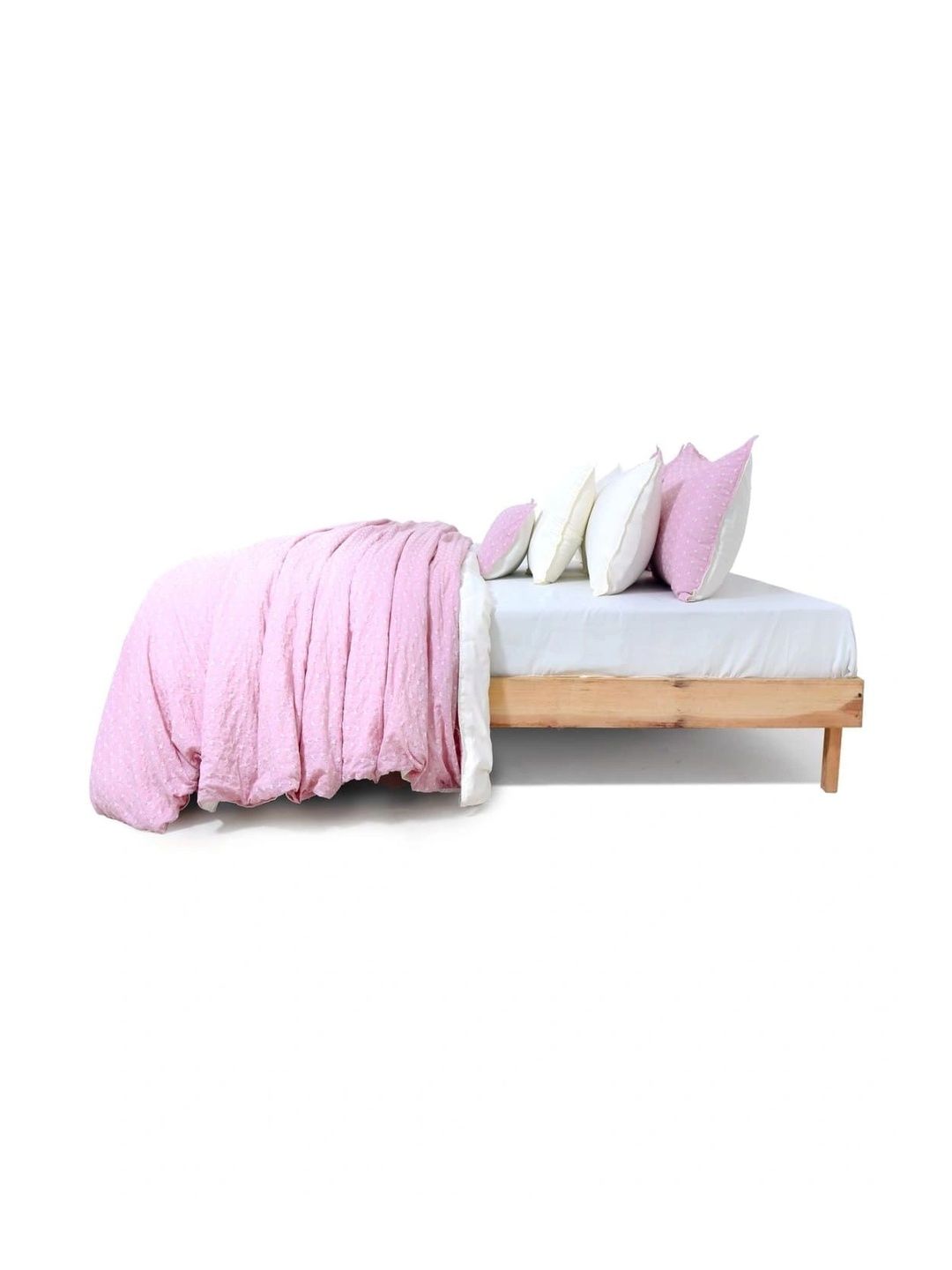 Zarf Pink & Off White AC Room 400 GSM Comforter-picture-14