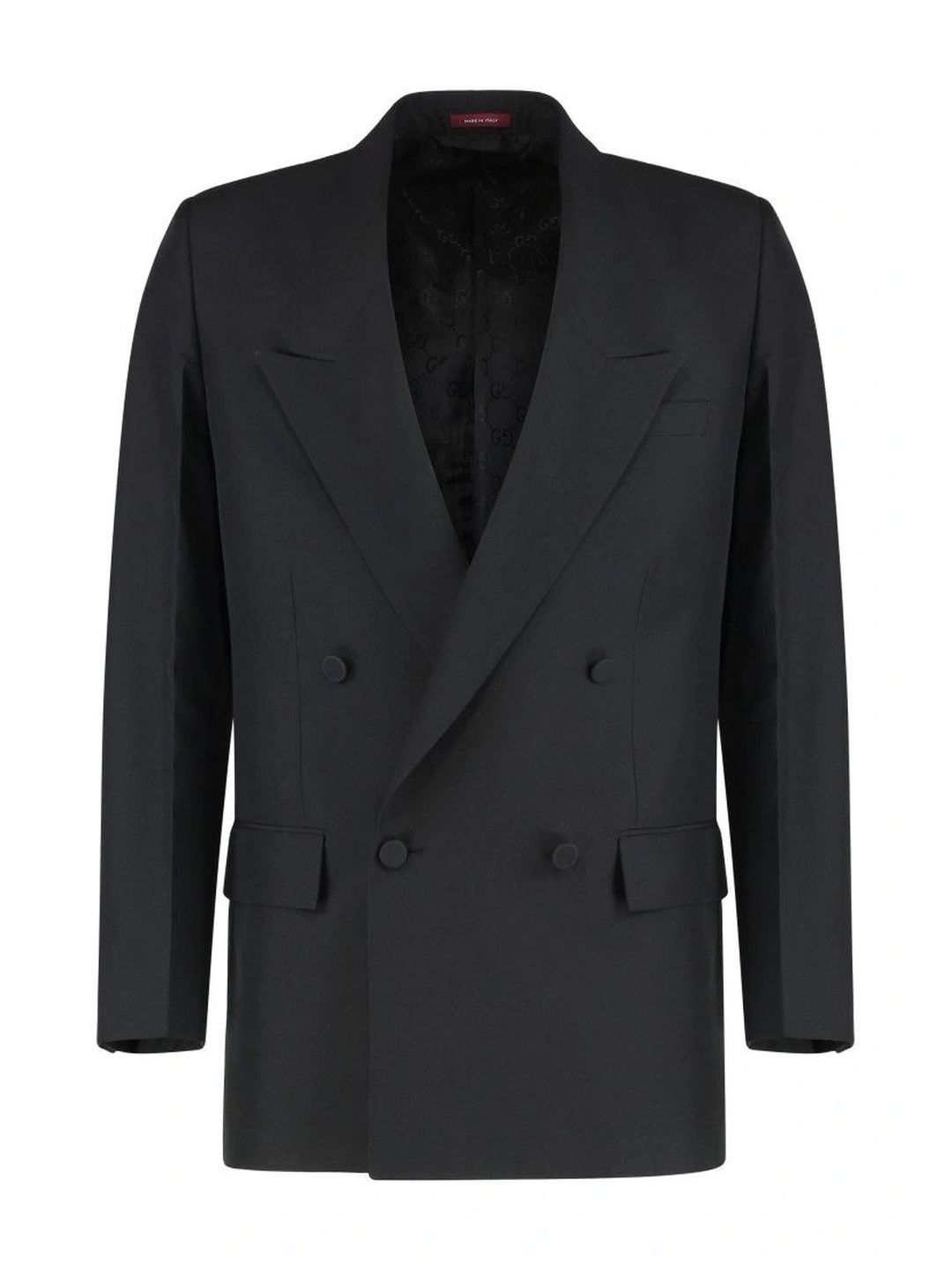 Gucci Black Peaked Lapel Blazer-picture-52