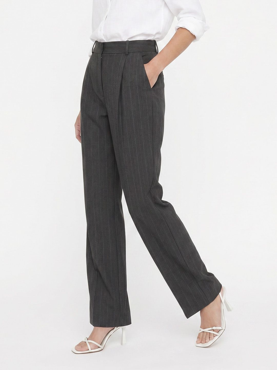 MANGO Women Polyester Trousers-picture-51