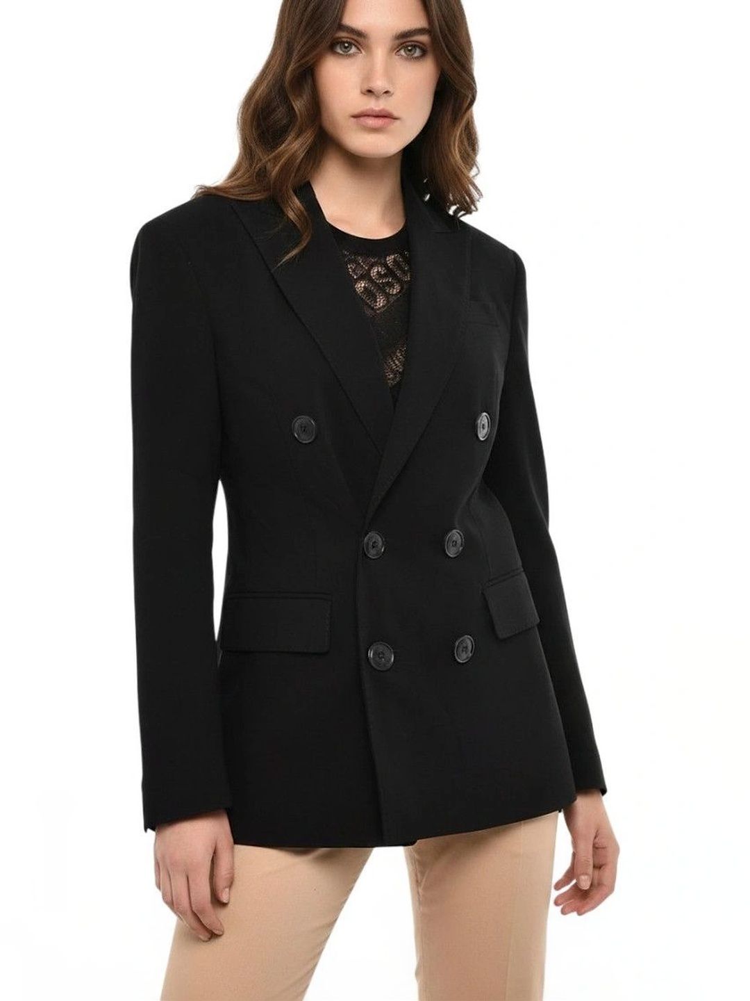 Dsquared2 Black Notched Lapel Blazer-picture-48