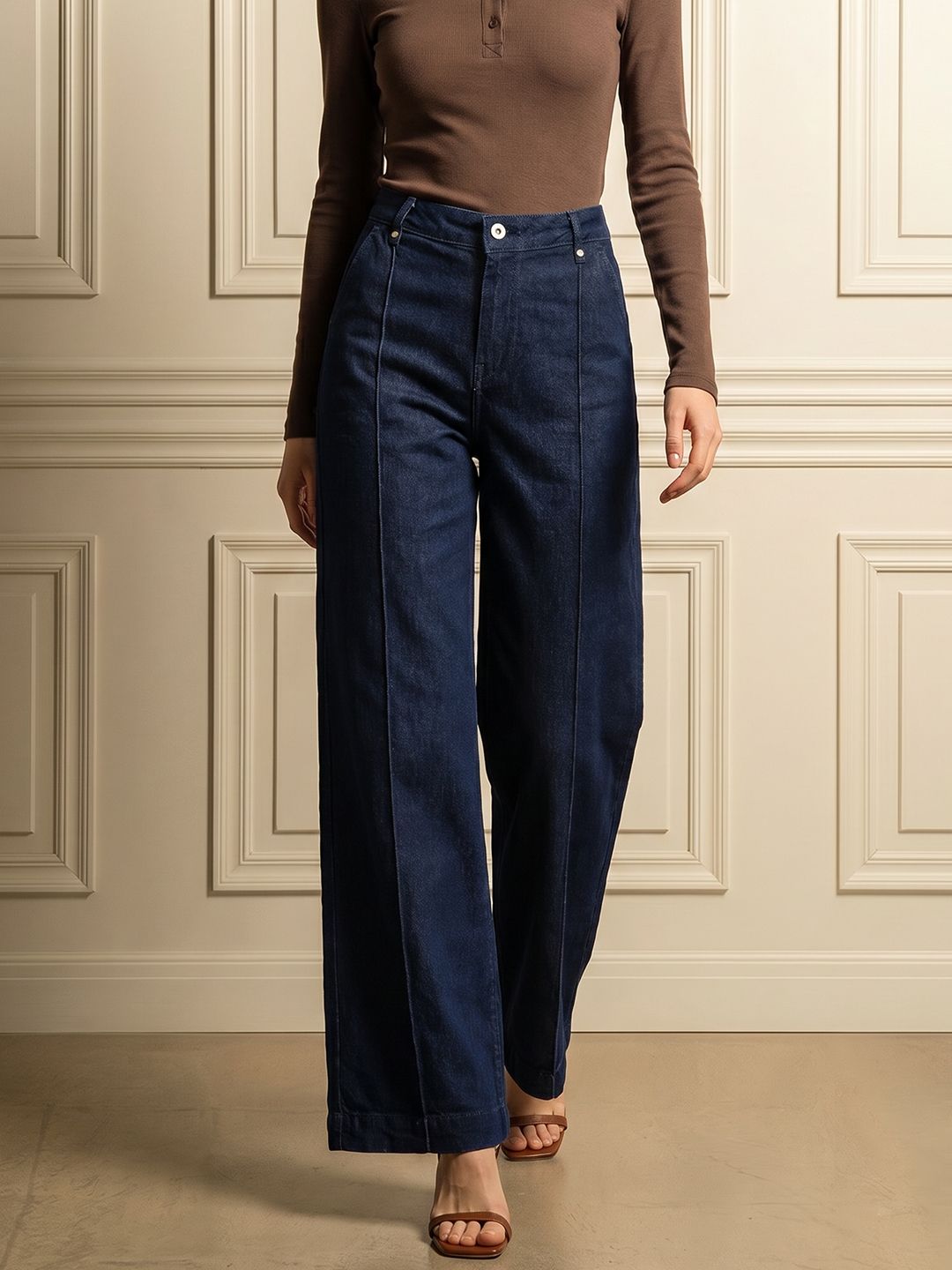 Chemistry Women Straight Fit Panelled Jeans-picture-52
