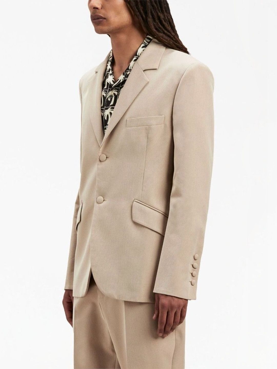 Palm Angels Beige Viscose blazer-picture-16