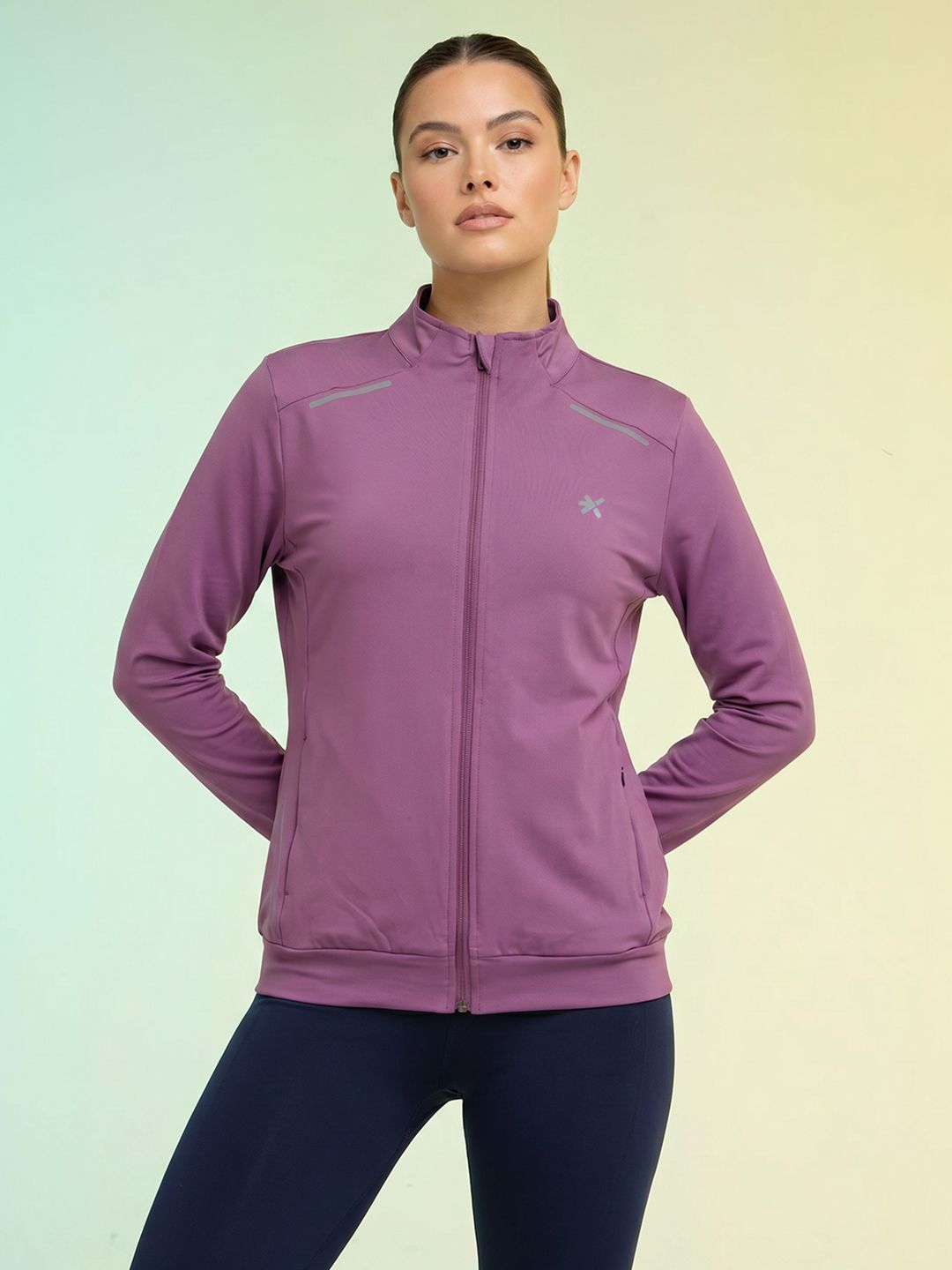 HRX by Hrithik Roshan Stand Collar Running Jacket-picture-28
