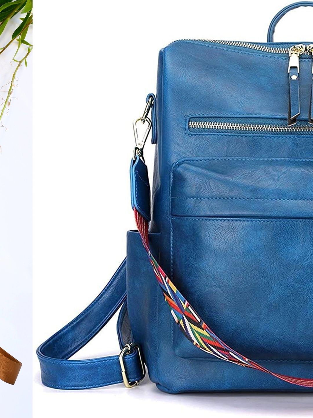 MomsyStore Women Contrast Detail Backpack-picture-29