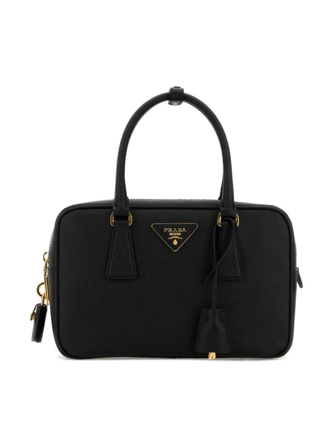 Prada Textured Leather Structured Handheld Bag-picture-19