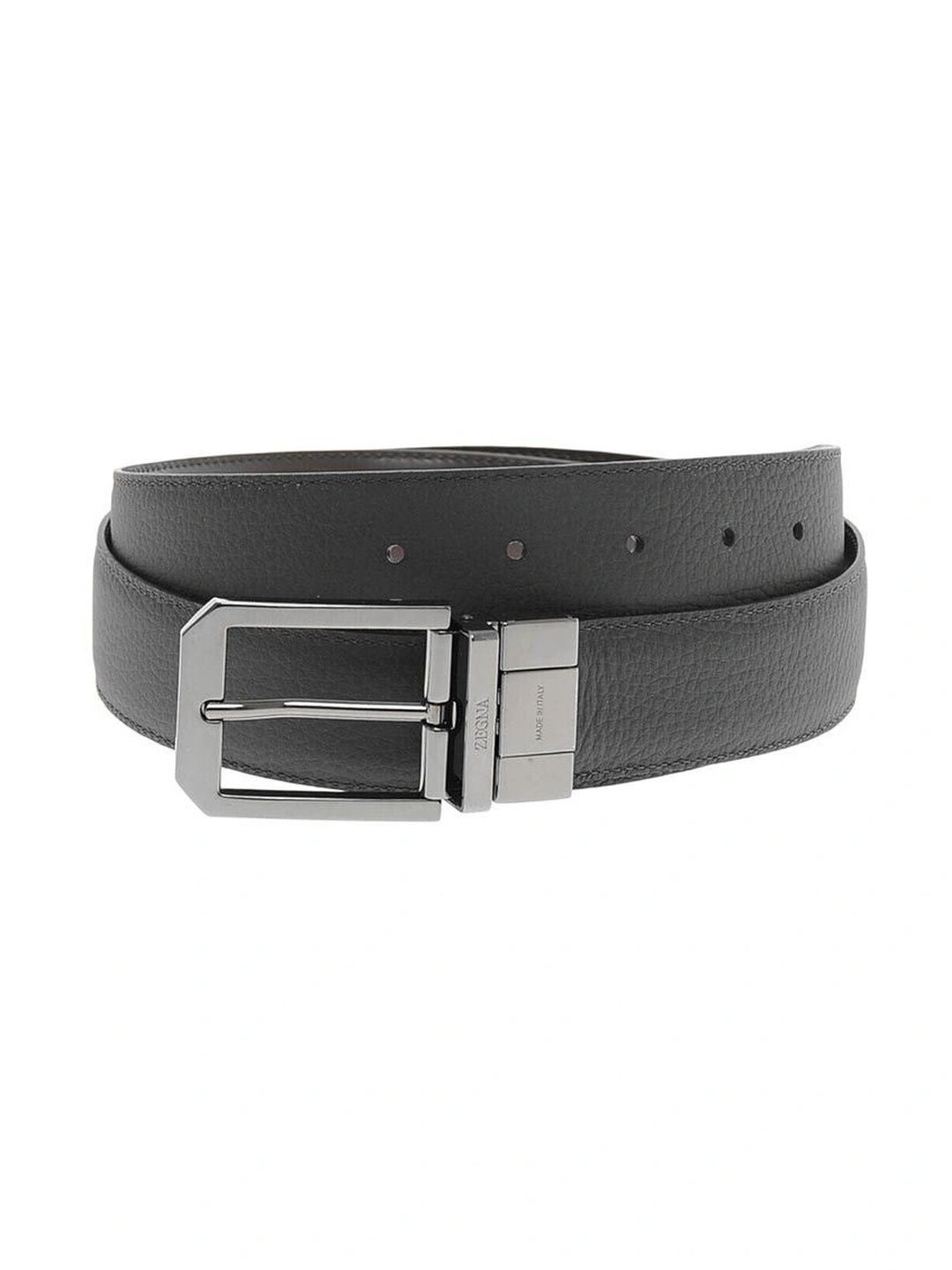 Zegna Men Textured Leather Reversible Formal Belt-picture-45