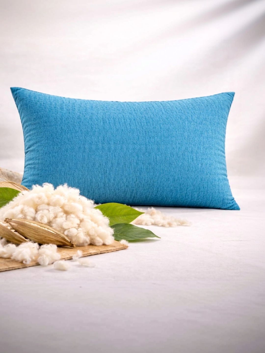 SOFT SOULS Blue Cotton Pillow-picture-50