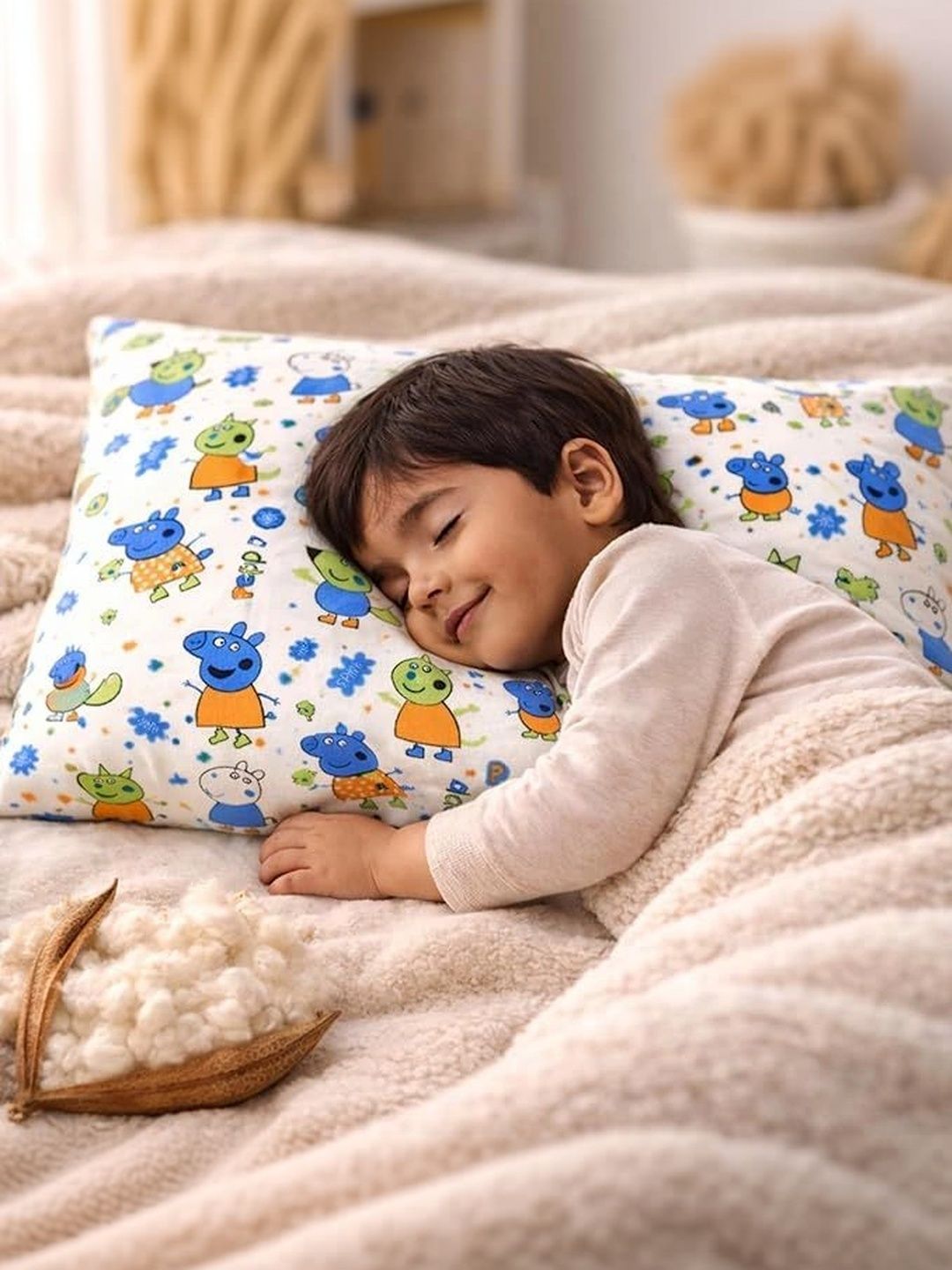 SOFT SOULS Multicoloured Cotton Pillow-picture-39