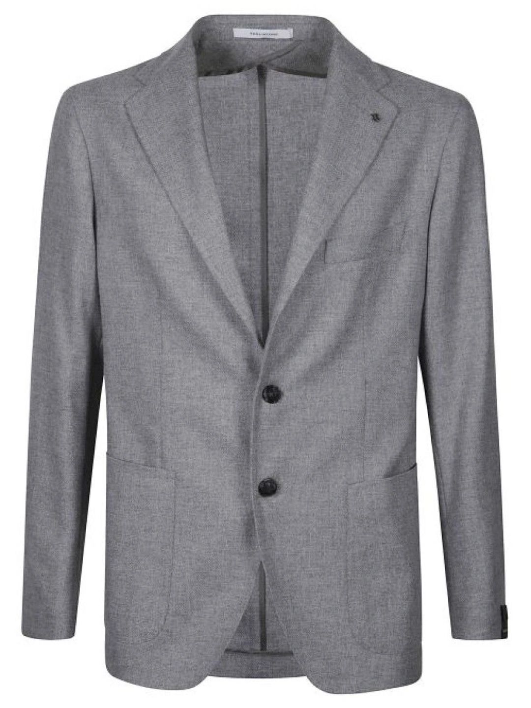 Tagliatore Grey Single-breasted Blazer-image-21