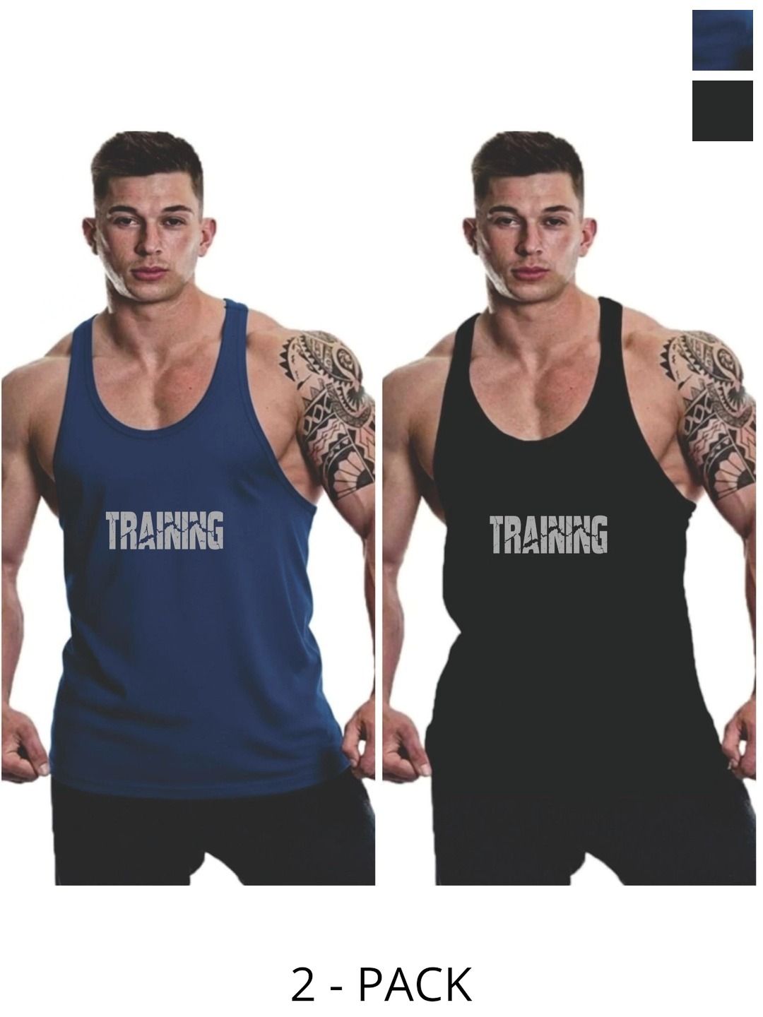 FURRR Pack of 2 Printed Assorted Cotton Blend Gym Vest-picture-27