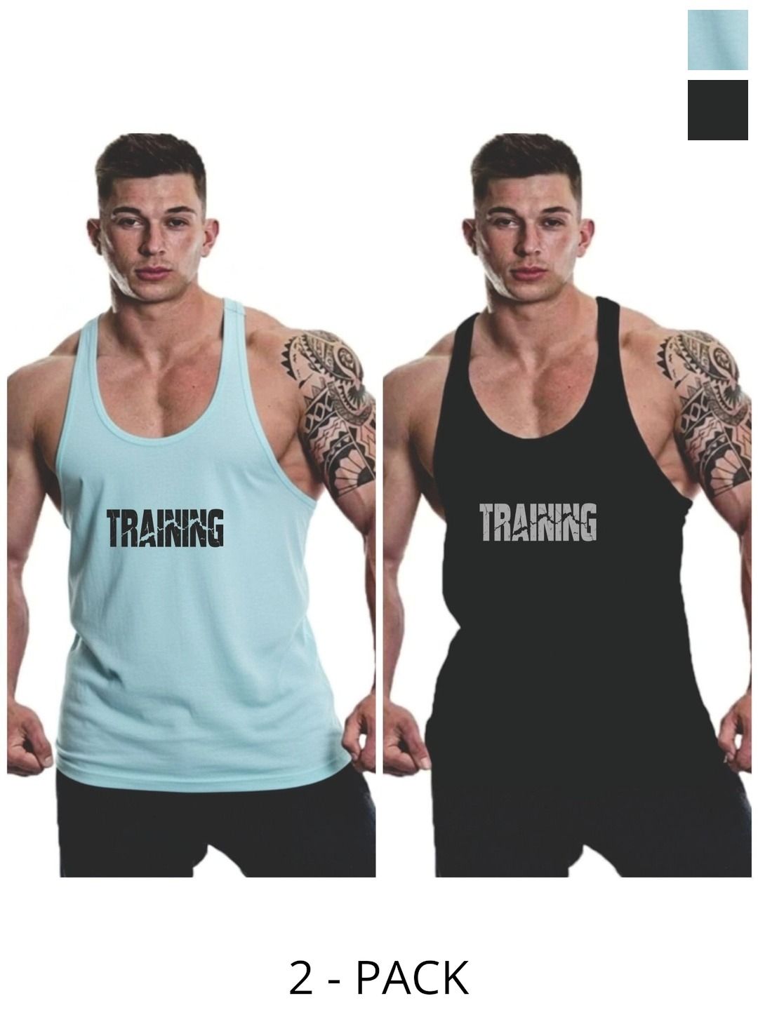 FURRR Pack of 2 Printed Assorted Cotton Blend Gym Vest-picture-32