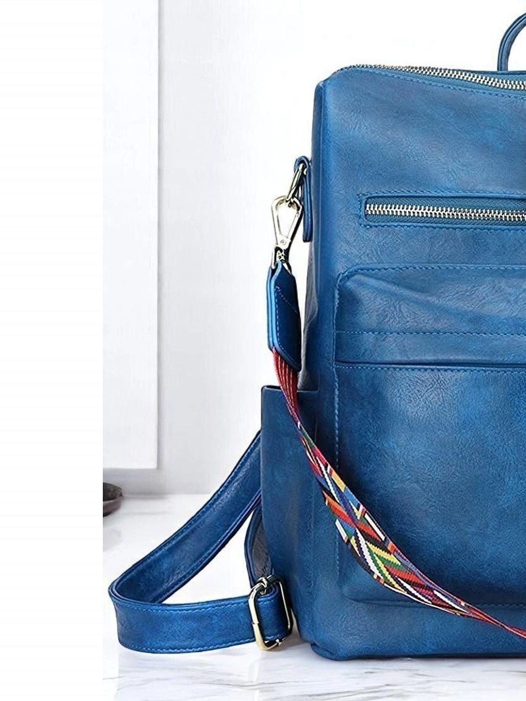 MomsyStore Women Contrast Detail Backpack-picture-51