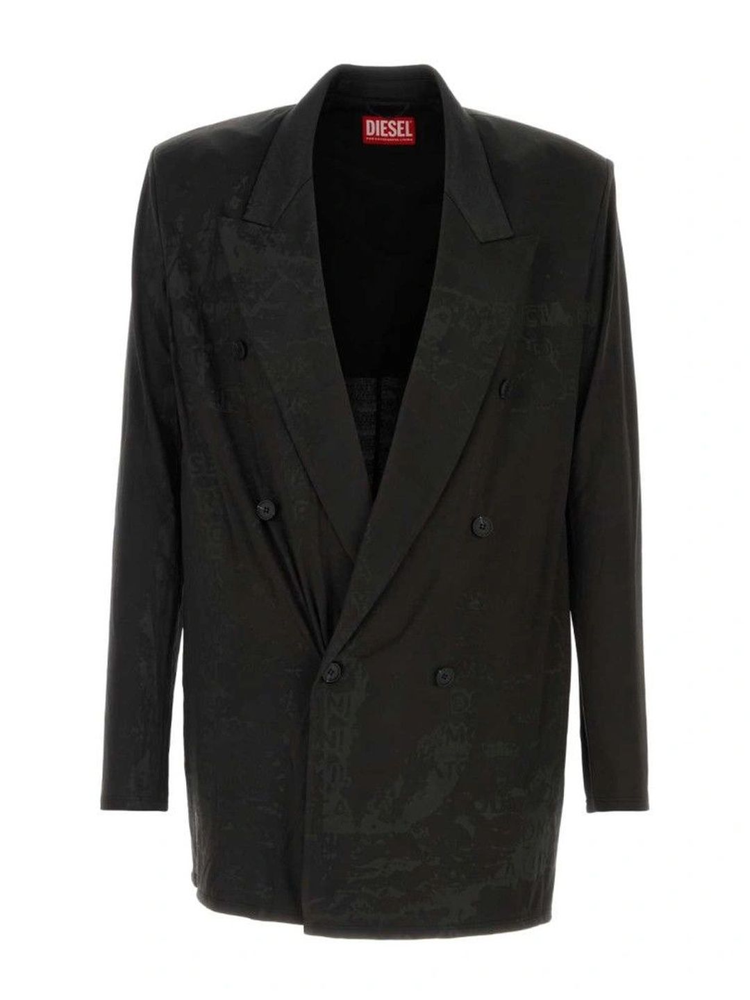 DIESEL Black stretch acetate J-Pekka blazer-picture-25