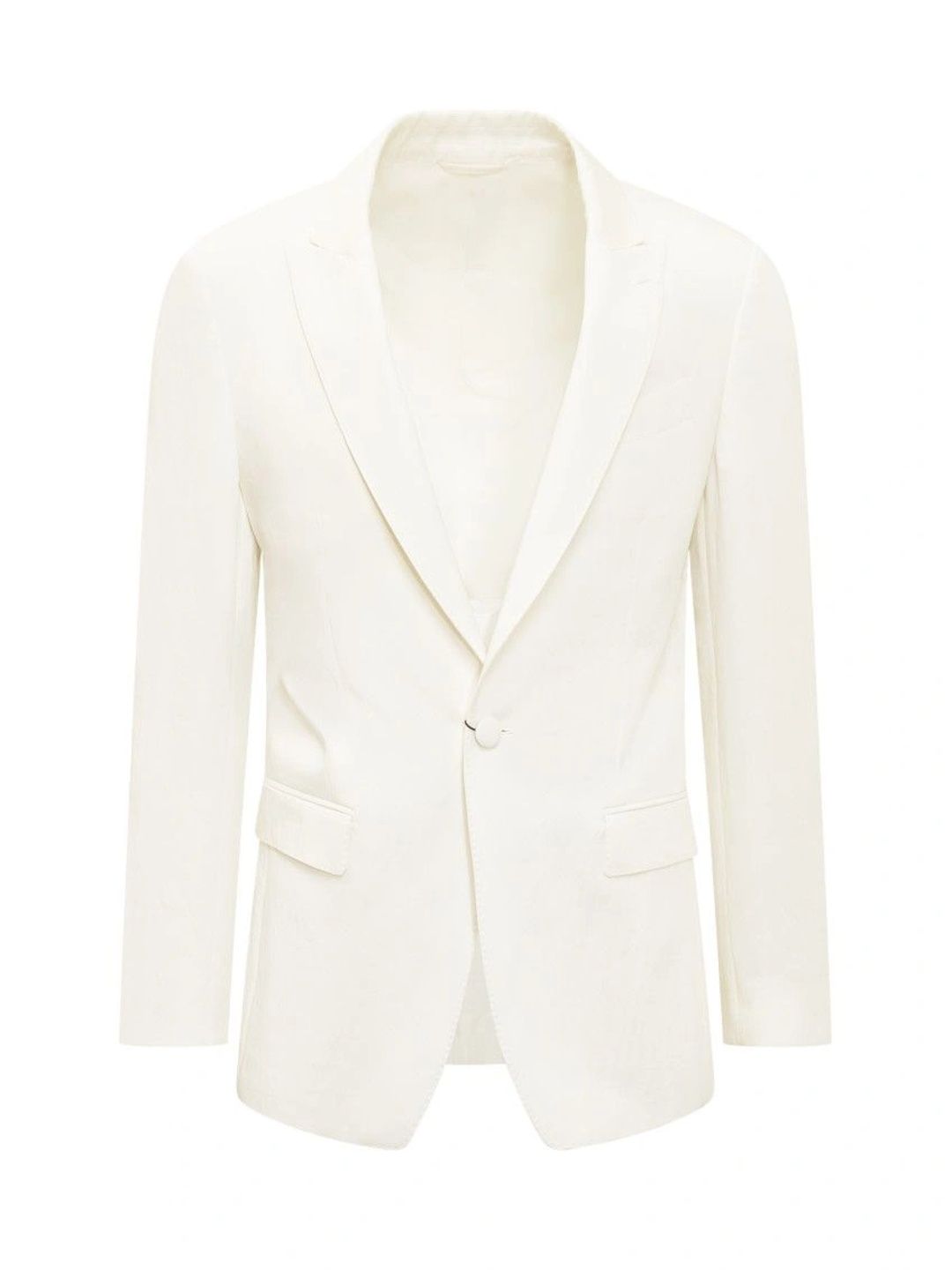 ETRO White Peaked Lapel Blazer-picture-13