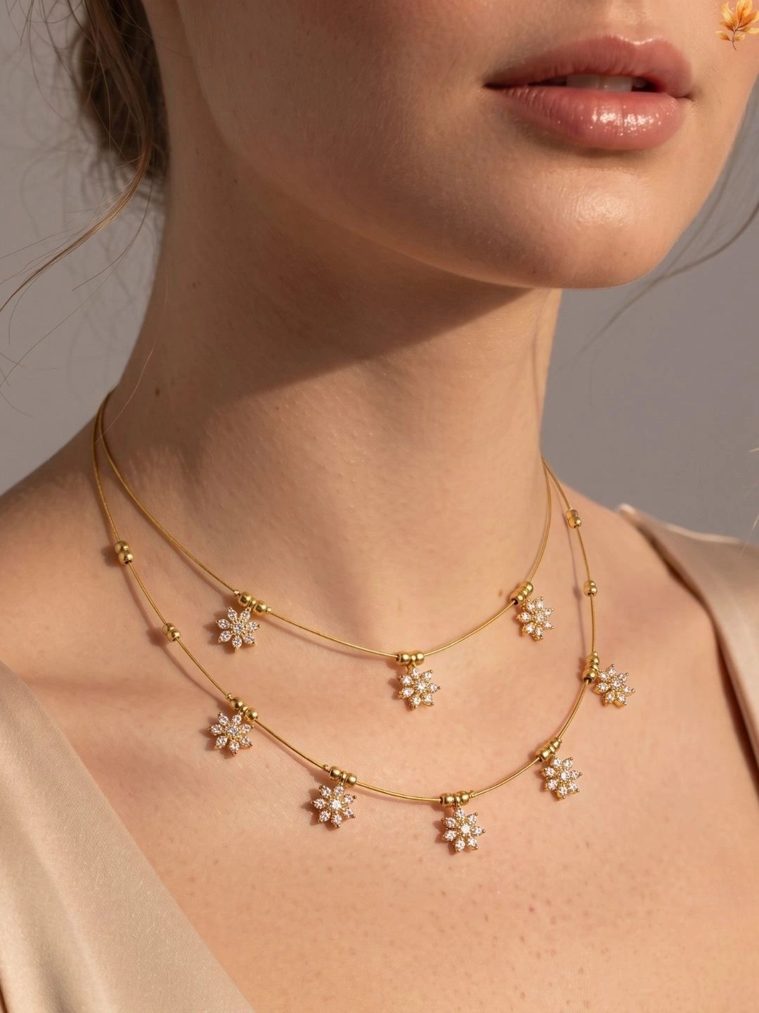 Anouk Brass Gold-Plated Layered Necklace-picture-20