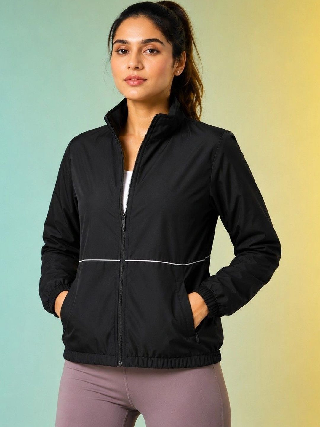 JKT Women Lightweight Training or Gym Woven Jacket-picture-11