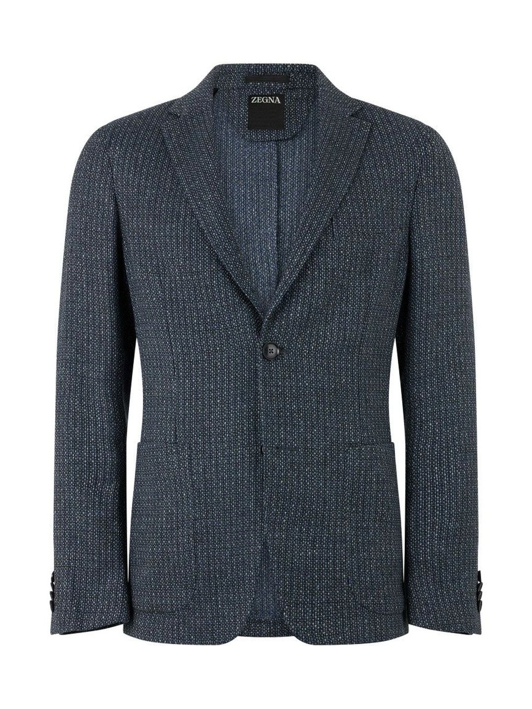 Zegna Blue Notched Lapel Blazer-picture-37