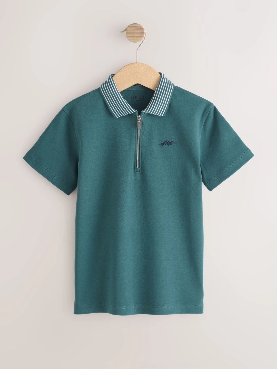 NEXT Boys Brand Logo Polo Collar T-shirt-picture-18