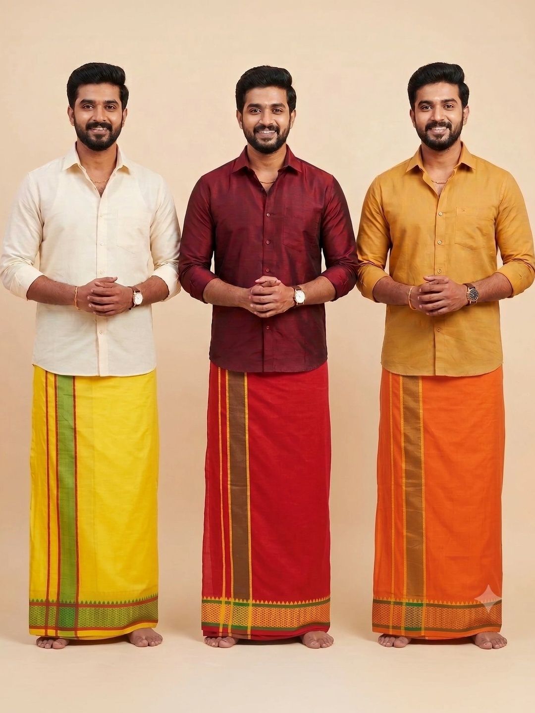 Hornbill Enterprises Men Cotton Dhoti Dhotis-picture-13