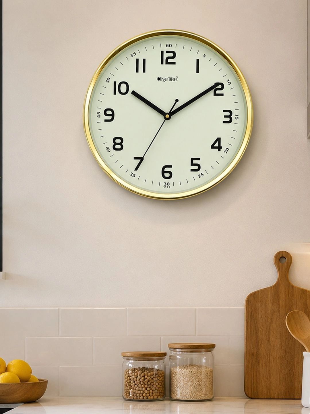 OLIVE TREE Multicoloured Wall Clock-picture-38