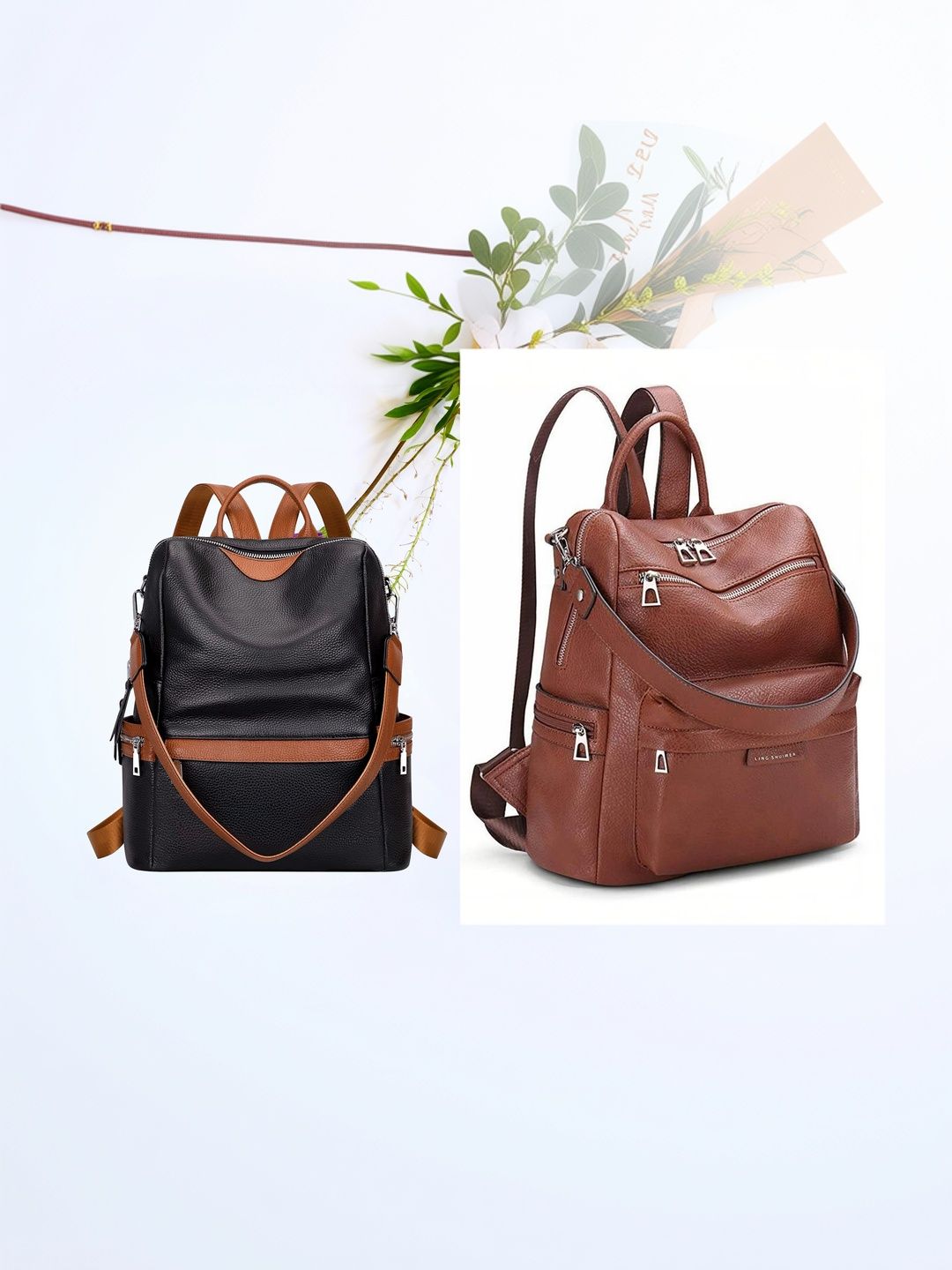 MomsyStore Women Colourblocked Backpack-image-43