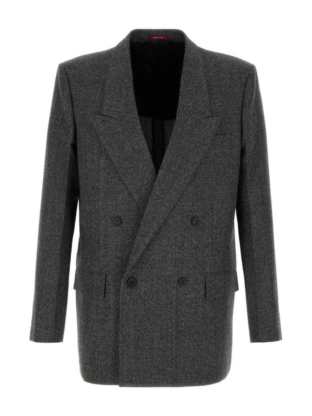 Gucci Dark Grey Double-breasted Blazer-image-30