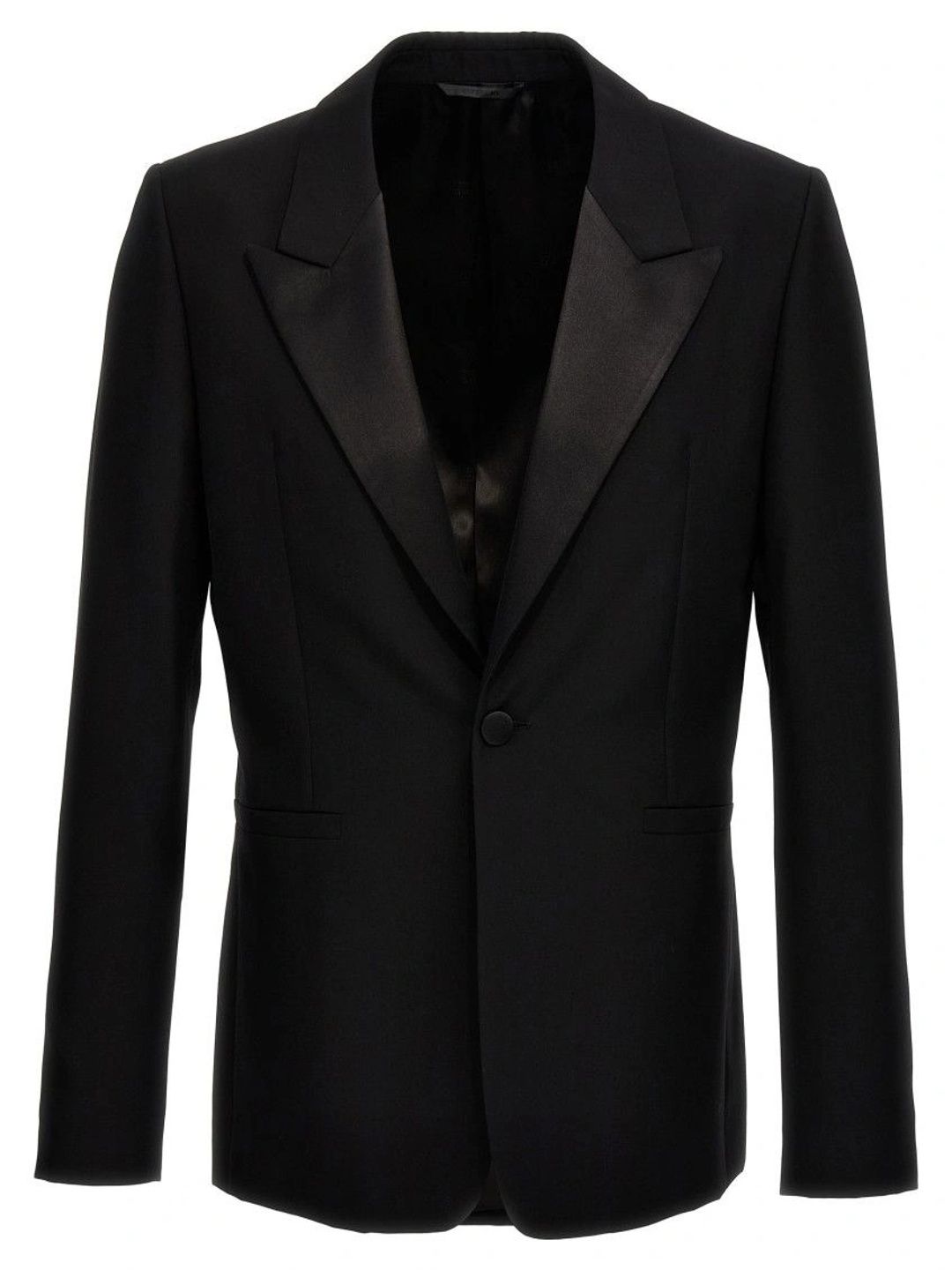 Givenchy Black Double-breasted Wool Blazer-picture-37