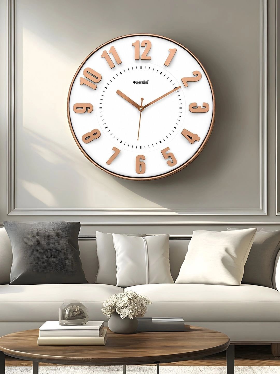 OLIVE TREE Multicoloured Wall Clock-image-25