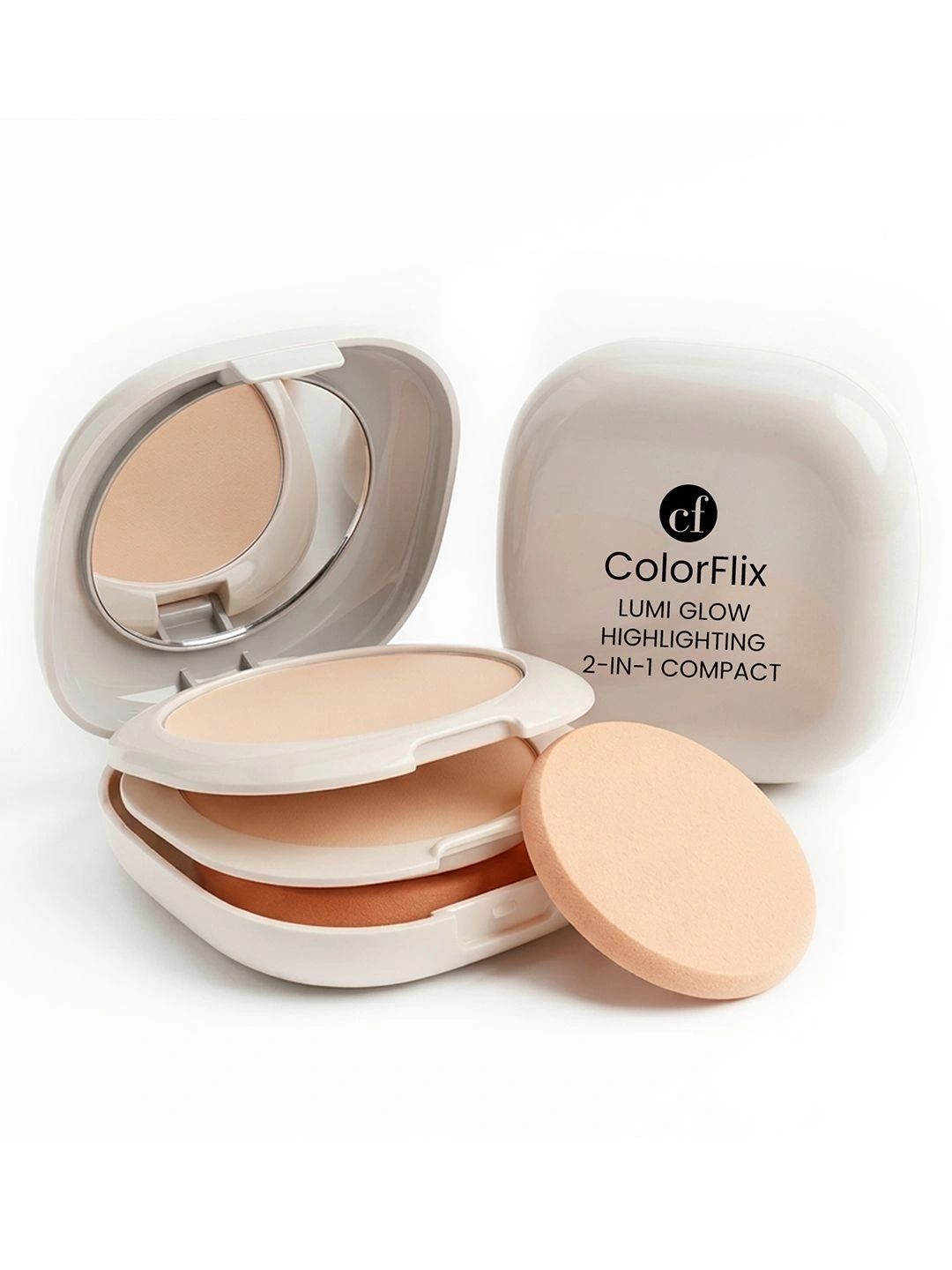COLORFLIX Lumi Glow Highlighting 2-in-1 Compact Powder - 18 g - Honey Nude-image-11