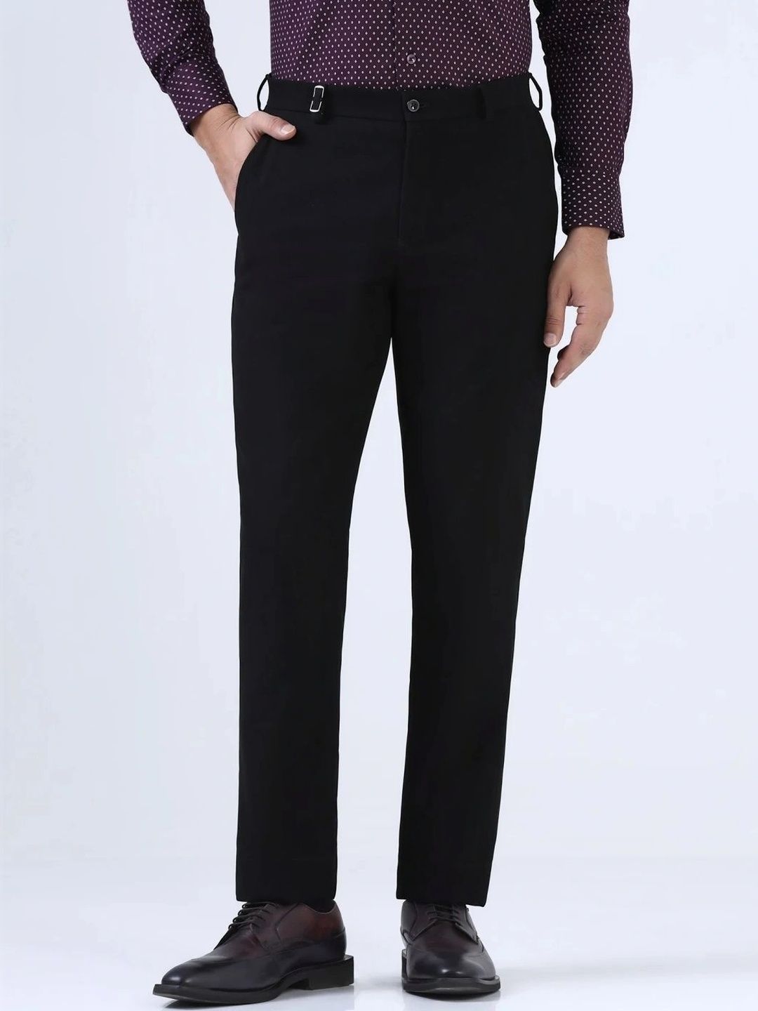 Blackberrys Men Slim Fit Easy Wash Trousers-picture-49