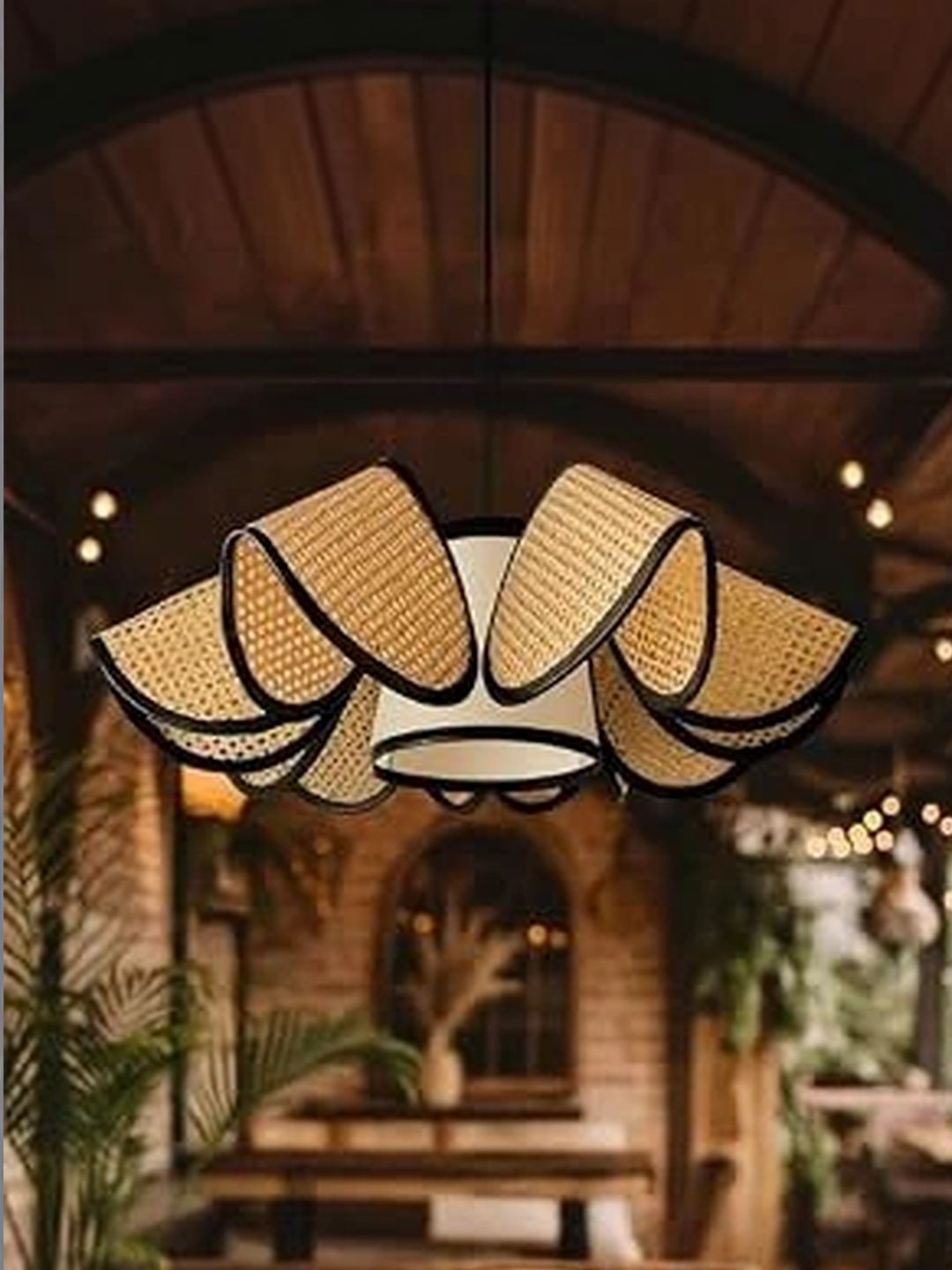 akway Beige Ceiling Lamp-image-9